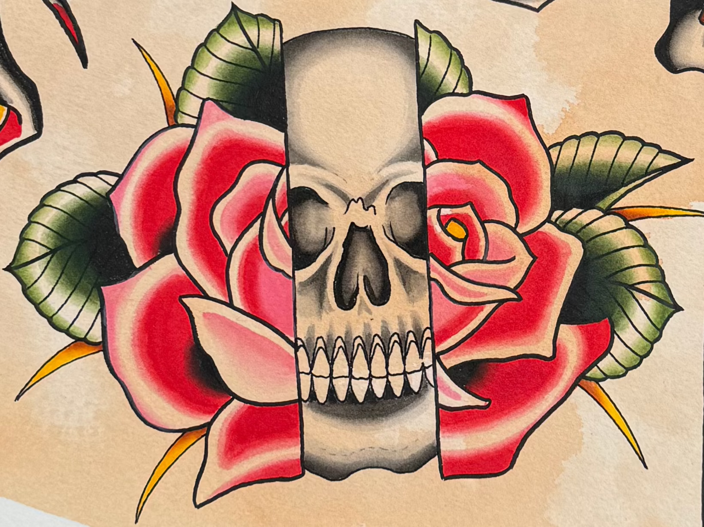 Hidden Skull in a rose
