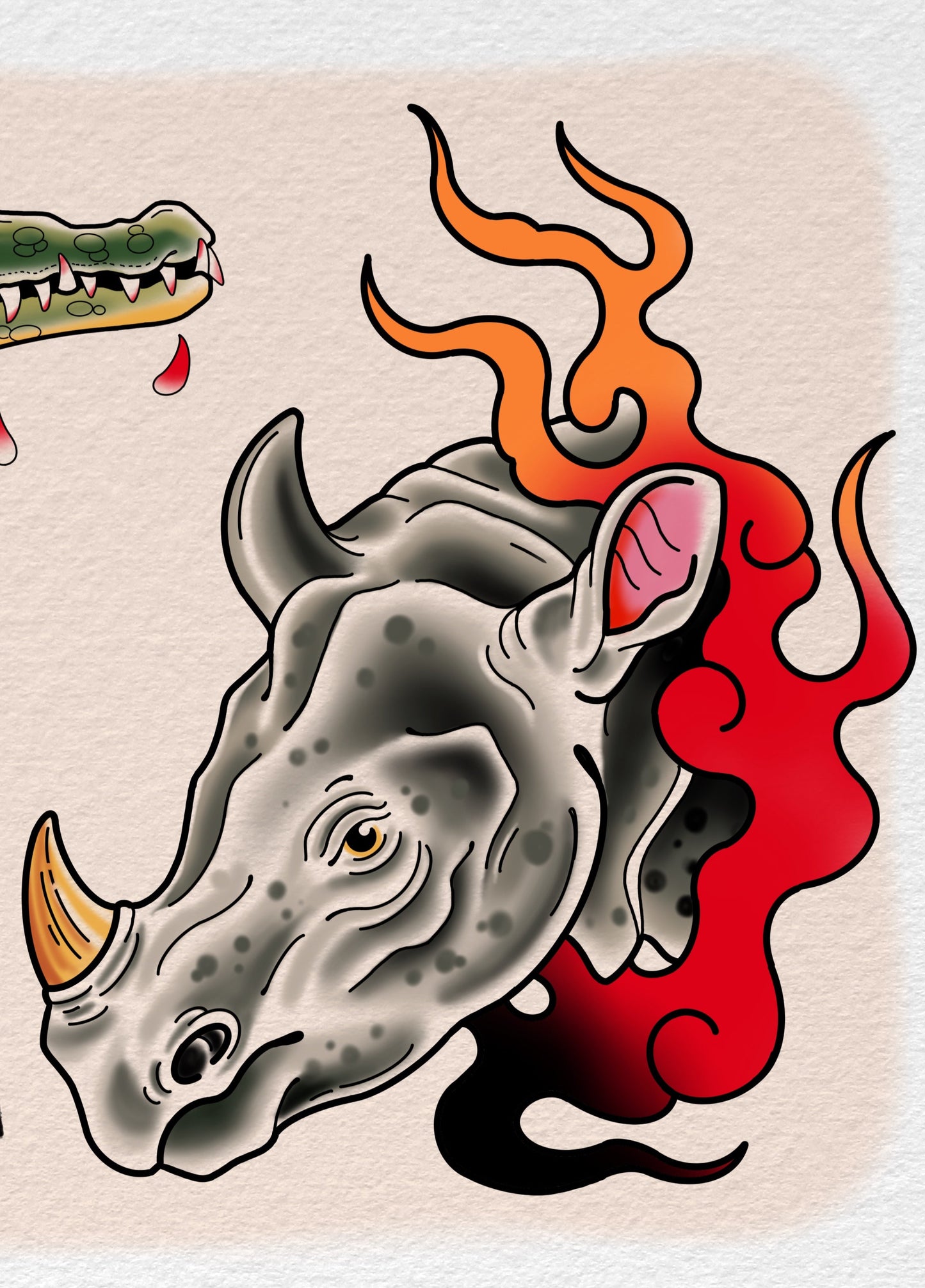 A stoic Rhino