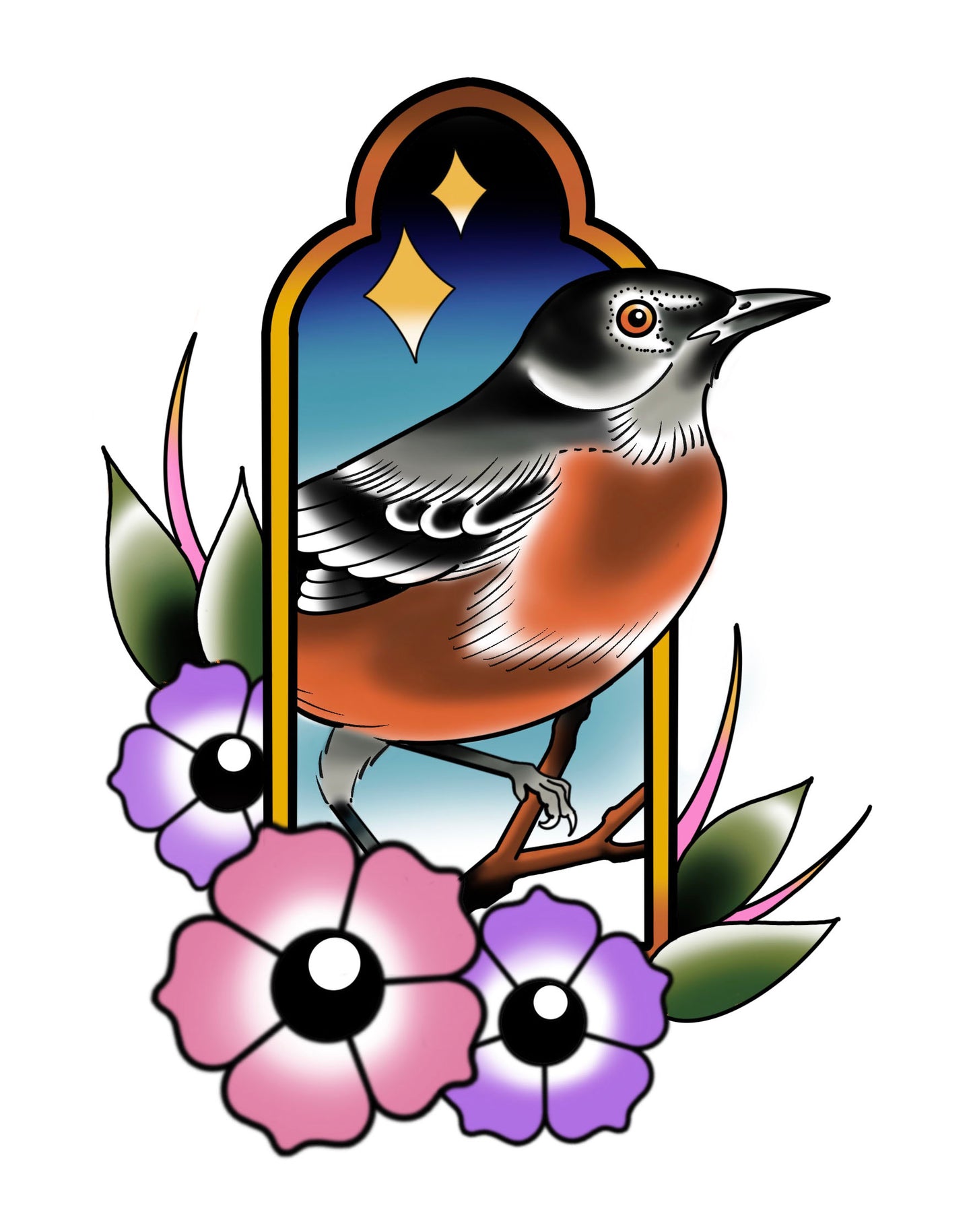 Framed Robin