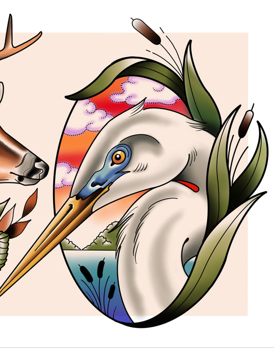 Scenic Heron
