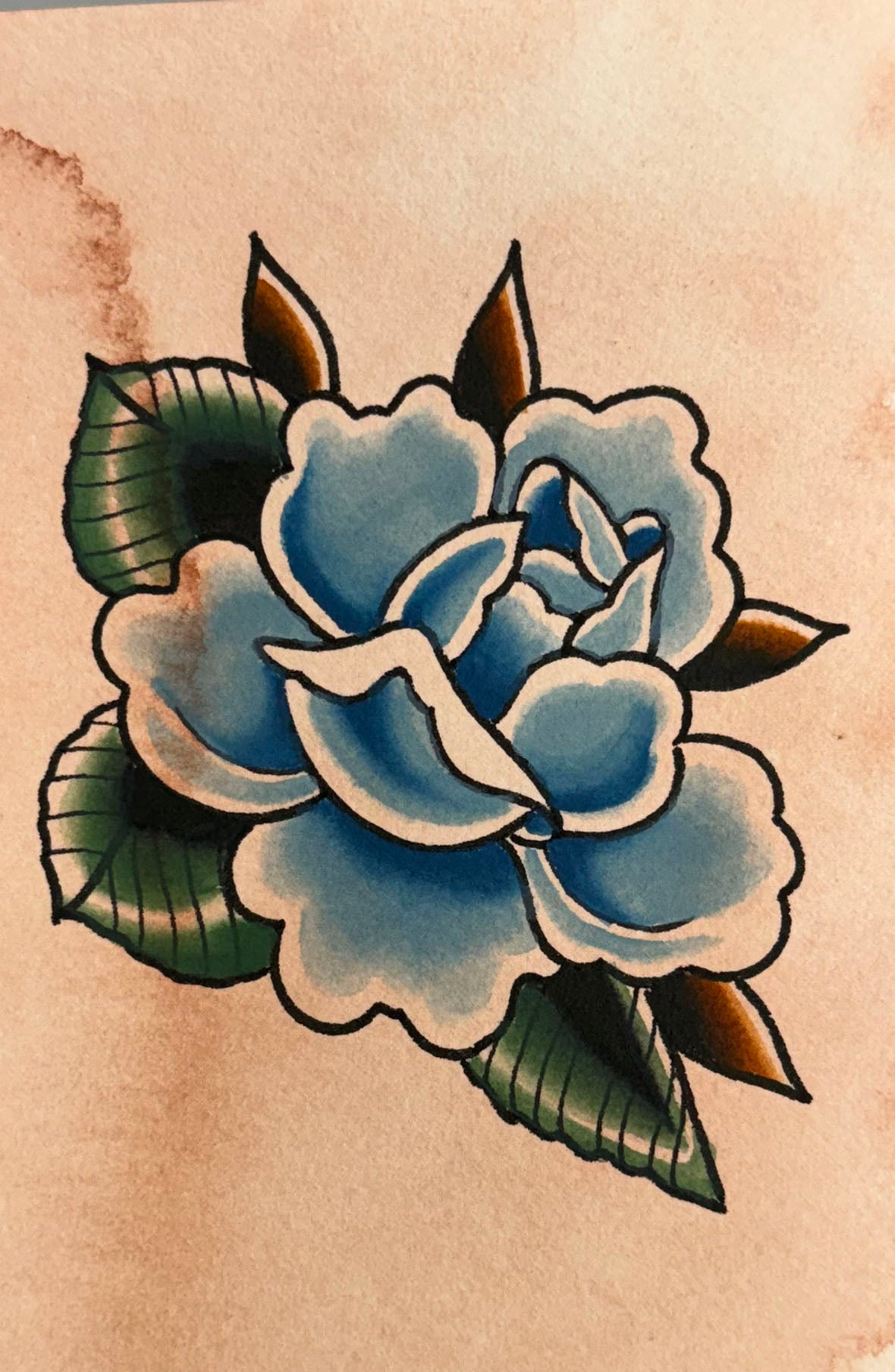 Blue flower